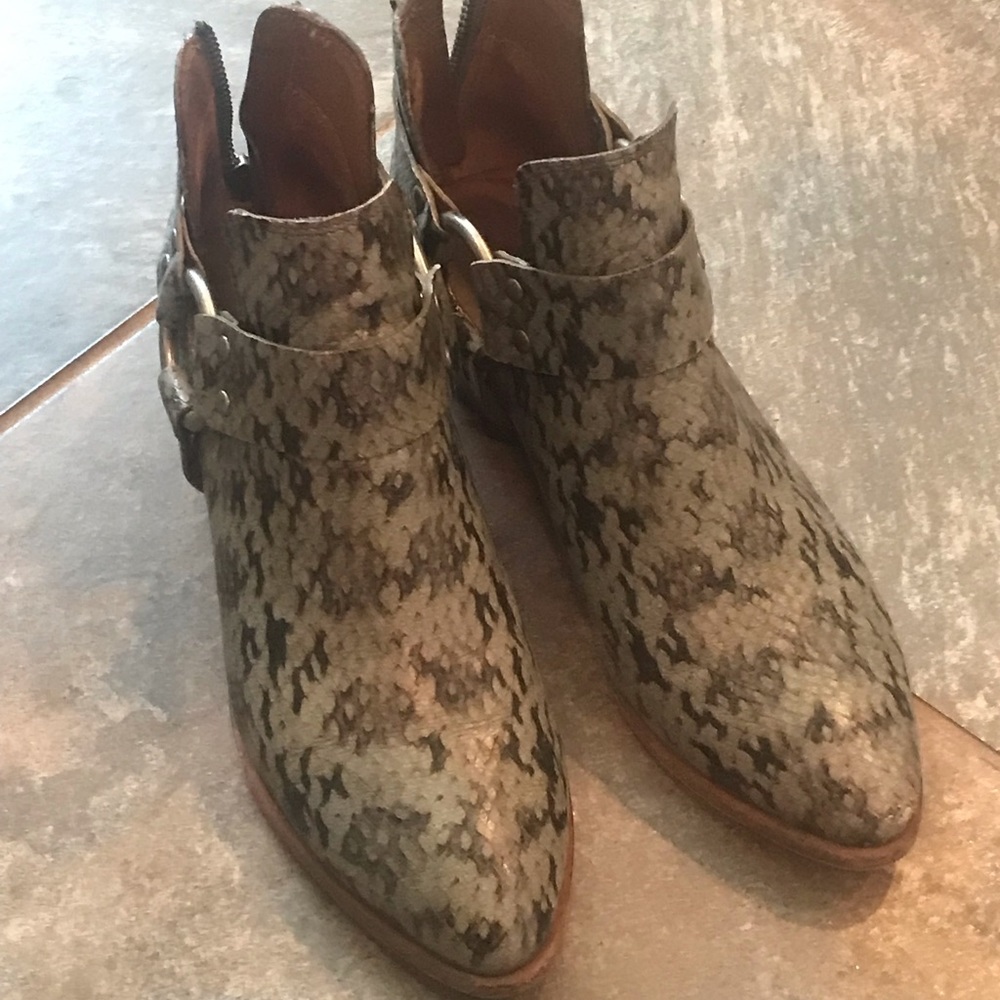 Frye Short Boot Python